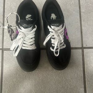 Off-White Black and Purple Women's Sneakers